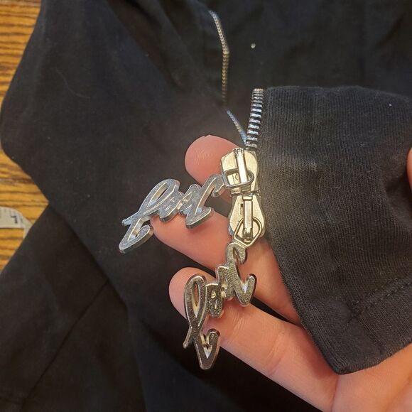 Iceberg Icejeans black long Lightweight jacket sma - Picture 6 of 9